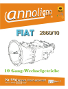 FIAT 10- Gang Wechselgetriebe Typ 2860/10 Reparaturhandbuch in vier Sprachen - annoligno 996